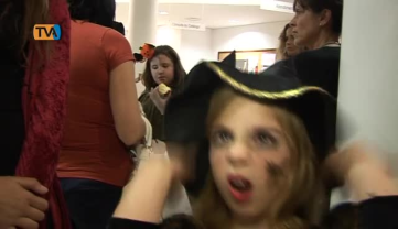 Crianças celebram Halloween na Biblioteca Piteira Santos