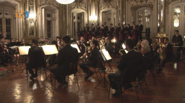Banda da SFCIA em concerto no Palácio de Queluz