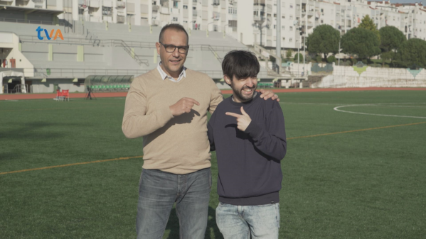 El Chaval com Pedro Simões