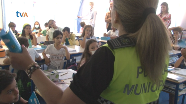 Polícia Municipal Visita Alunos e Apresenta Ficha Pedagógica
