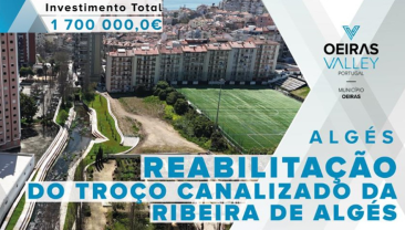 Obra da Ribeira de Algés Começa 2ª Feira