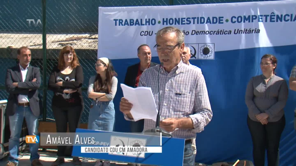 CDU Apresenta Amável Alves como Candidato à Presidência CM Amadora