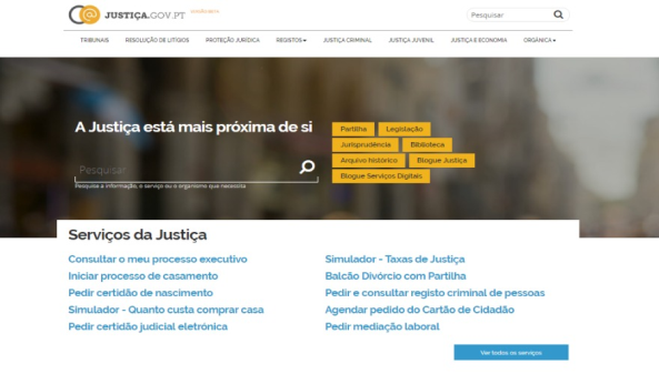 Governo Lança Plataforma Digital da Justiça